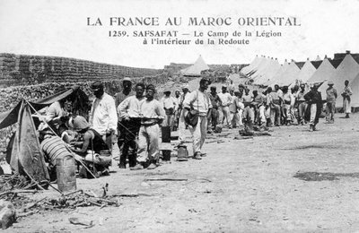 Légion étrangère française à Safsafat, Maroc oriental, 20e siècle - Unbekannt