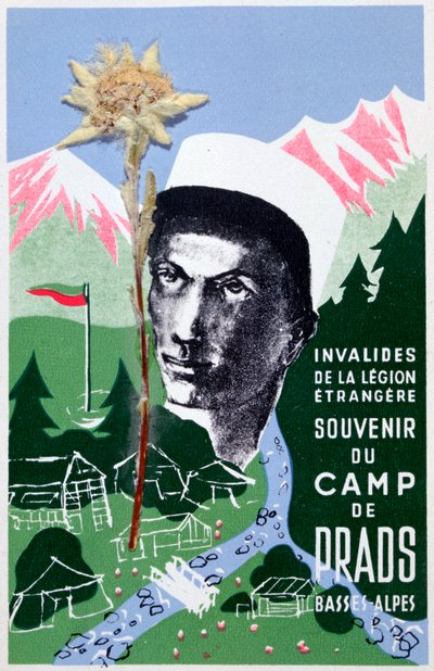Carte postale de la Légion étrangère française, XXe siècle - Unbekannt