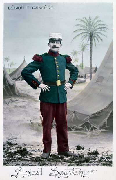 Carte postale de la Légion étrangère française, vers 1900 - Unbekannt