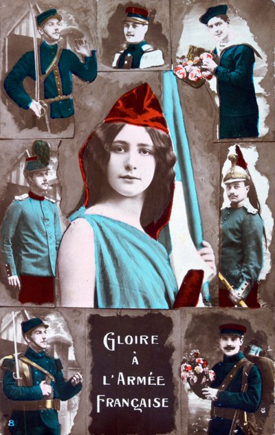 Carte postale française de la Première Guerre mondiale, 1914-1918 - Unbekannt