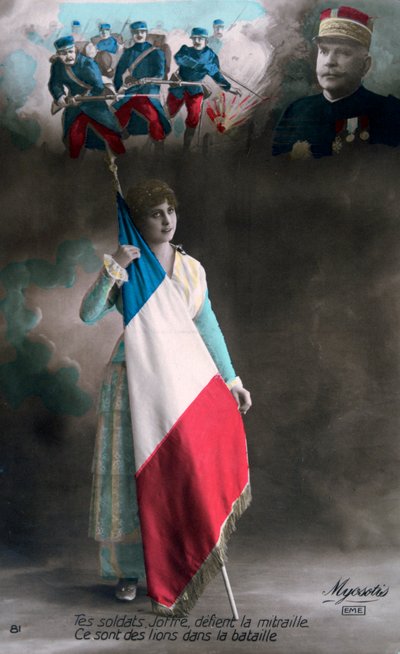 Carte postale française de la Première Guerre mondiale, 1914-1918 - Unbekannt