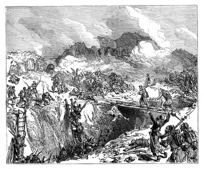 Attaque française sur le Malakoff, 19ème siècle - Unbekannt