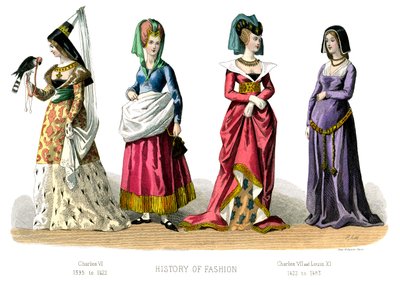 Costume français : Charles VI, Charles VII, Louis XI, 1882 - Unbekannt