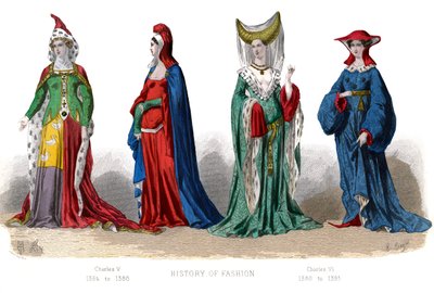 Costume français : Charles V, Charles VI, 1882 - Unbekannt