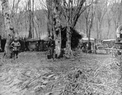 Aire de repos et cuisine de campagne française derrière les lignes, Première Guerre mondiale, 1915 - Unbekannt