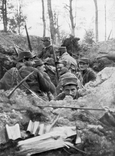 Troupes françaises dans le système de tranchées de Calonne, France, juillet 1915 - Unbekannt