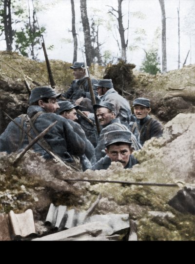 Troupes françaises dans le système de tranchées de Calonne, France, juillet 1915 - Unbekannt