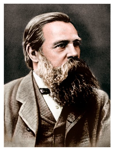Friedrich Engels, socialiste allemand et collaborateur et soutien de Karl Marx, 1879 - Unbekannt