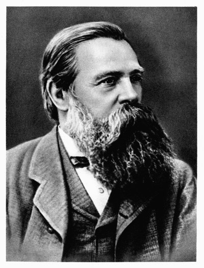 Friedrich Engels, socialiste allemand et collaborateur et soutien de Karl Marx, 1879 - Unbekannt
