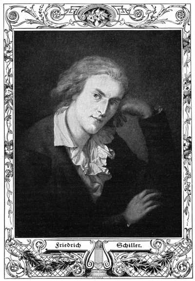 Friedrich Schiller, poète, philosophe, historien et dramaturge allemand, 1900 - Unbekannt