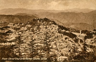 De Christ Church à Gorton Castle, Simla, vers 1918-1939 - Unbekannt