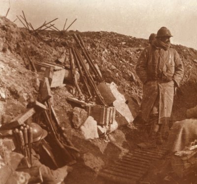 Ligne de front, Vauquois, nord de la France, vers 1914-1918 - Unbekannt