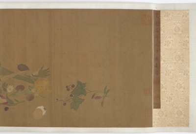 Fruits, légumes, fleurs et insectes, dynastie Ming - Unbekannt