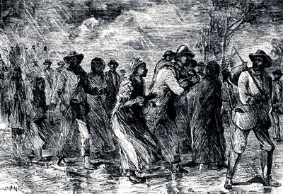 Esclaves fugitifs fuyant du Maryland au Delaware par le chemin de fer clandestin, 1850-1851 - Unbekannt