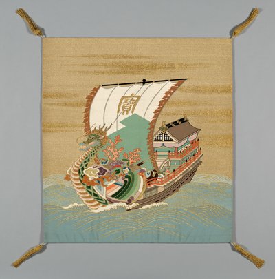 Fukusa Gift Cover, Japon, fin de la période Edo 1789-1868 période Meiji 1868-1912, 19ème siècle - Unbekannt