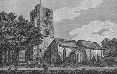 Église de Fulham en 1812 - Unbekannt