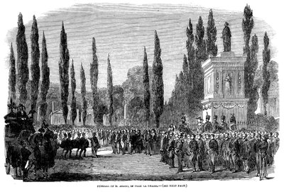Funérailles de François Arago, astronome, physicien et homme politique français, Paris, 5 octobre 1853 - Unbekannt