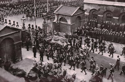 Procession funéraire du roi Édouard VII, Whitehall, Londres, 20 mai 1910 - Unbekannt