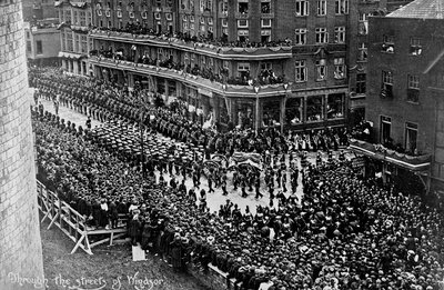 Procession funéraire du roi Édouard VII, Windsor, Berkshire, 1910 - Unbekannt