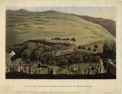 Procession funéraire de Napoléon Bonaparte le 9 mai 1821, 1828 - Unbekannt