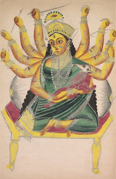 Ganesha-Janani, mère de Ganesh, années 1800 - Unbekannt
