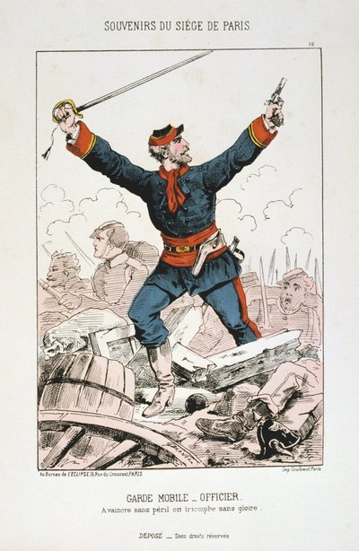 Garde Mobile - Officier, Siège de Paris, 1870-1871 - Unbekannt