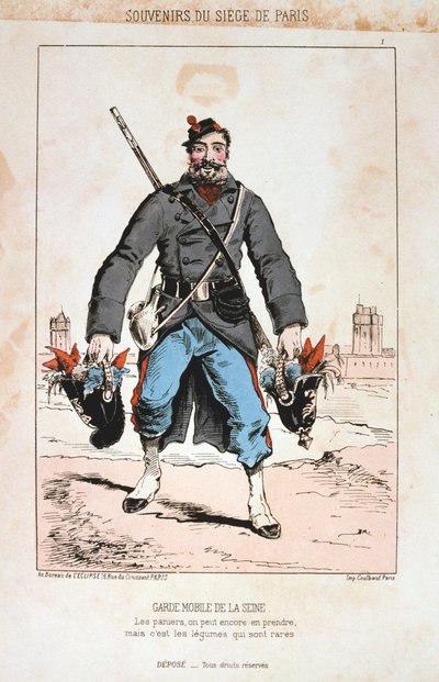 Garde Mobile de la Seine, Siège de Paris - Unbekannt