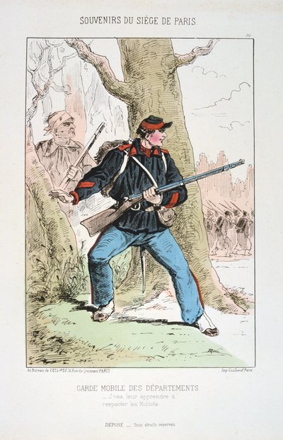 Garde Mobile des Départements, Siège de Paris, 1870-1871 - Unbekannt