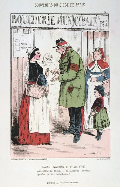 Garde Nationale Auxiliaire, Siège de Paris, Guerre franco-prussienne, 1870-1871 - Unbekannt