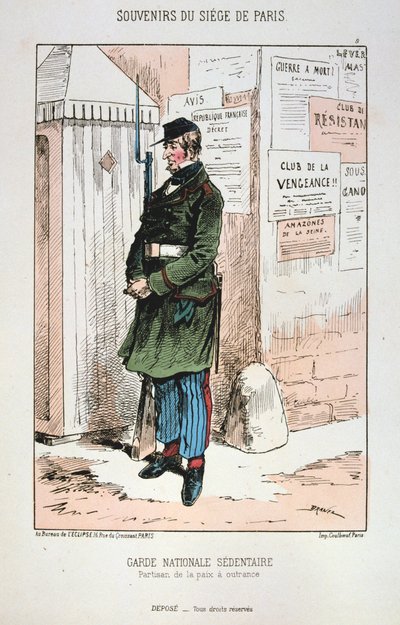 Garde Nationale Sédentaire, Siège de Paris, 1870-1871 - Unbekannt