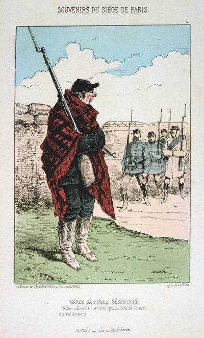 Garde Nationale Sédentaire, Siège de Paris - Unbekannt