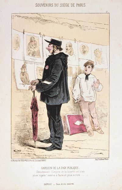 Gardien de la Paix Publique, Siège de Paris, 1870-1871 - Unbekannt