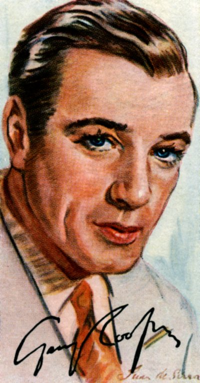 Gary Cooper, 1901-1961, acteur de cinéma américain d