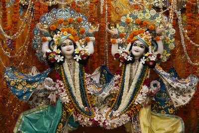 Murthis de Gaura Nitai dans le temple Krishna-Balaram, Vrindavan, Inde - Unbekannt