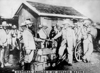 Général Arolas et ses chefs militaires, 1896 - Unbekannt
