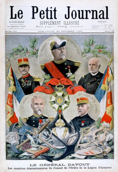 Général Davout et membres du Conseil de la Légion d