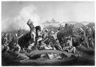 Attaque du général Havelock sur Nana Sahib à Futtypore, 1857, vers 1860 - Unbekannt