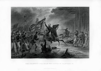 Charge du général Kearny, bataille de Chantilly, Virginie, 1er septembre 1862, 1862-1867 - Unbekannt