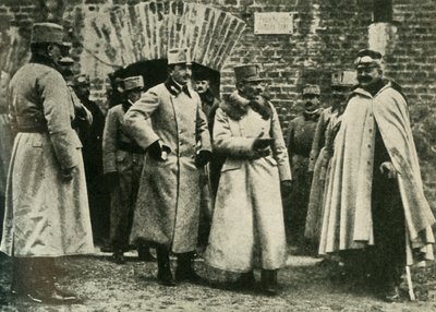 Général Kusmanek et le prince François-Joseph à la forteresse de Przemysl, Première Guerre mondiale, 1915 - Unbekannt