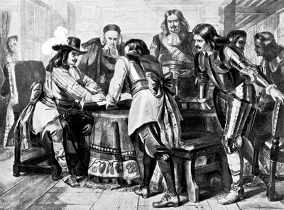 Le général Monck déclare pour un parlement libre, 1660 vers 1905 - Unbekannt
