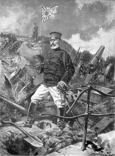 Général Nogi, commandant japonais, guerre russo-japonaise, 1904-5 - Unbekannt