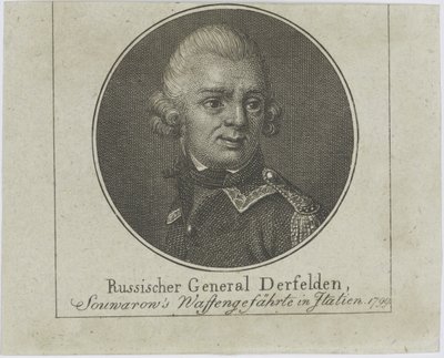 Général Otto Wilhelm Derfelden 1737-1819, vers 1800 - Unbekannt