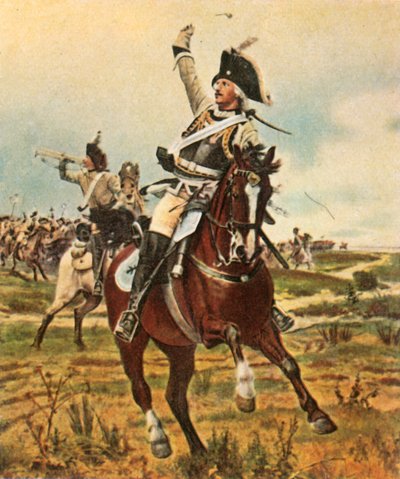 Le général Seydlitz donne le signal d