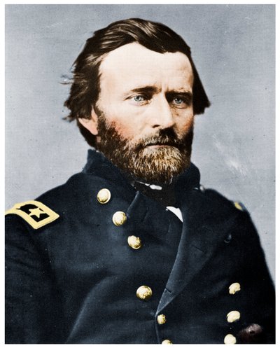 Général Ulysses S. Grant, soldat et politicien américain, vers 1860 - Unbekannt