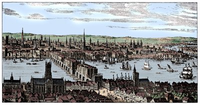 Vue générale de Londres, 1666, 1909 - Unbekannt