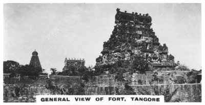 Vue générale du fort, Tangore, Tamil Nadu, Inde, vers 1925 - Unbekannt