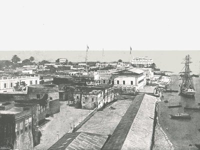 Vue Générale de la Capitale, Zanzibar, 1895 - Unbekannt