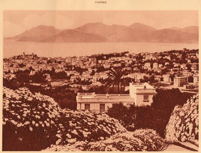 Vue générale prise de Pezou, Cannes, 1930 - Unbekannt
