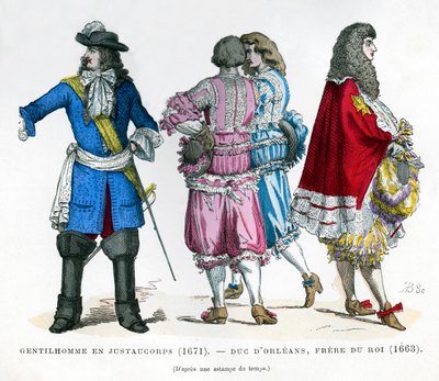 Costume des gentilshommes et le duc d