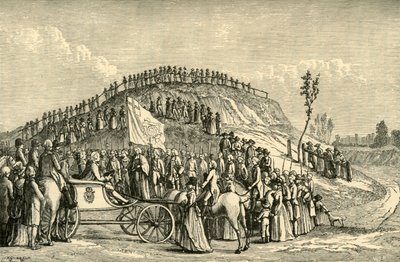 George III et la reine Charlotte à Eton Montem, 1778, 1911 - Unbekannt